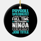 給与スペシャリストの役職スキル セラミックオーナメント (裏面)