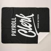 給与事務担当者の役職のギフト シェルパブランケット (正面(横))