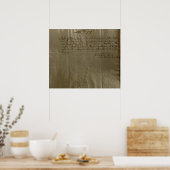 給与受領書、1704年12月17日 ポスター (キッチン)