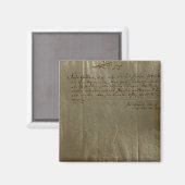 給与受領書、1704年12月17日 マグネット (正面/裏面)