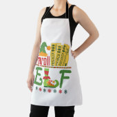給与小妖精や小人クリスマス給与事務員マネージャ エプロン (インサイチュ)