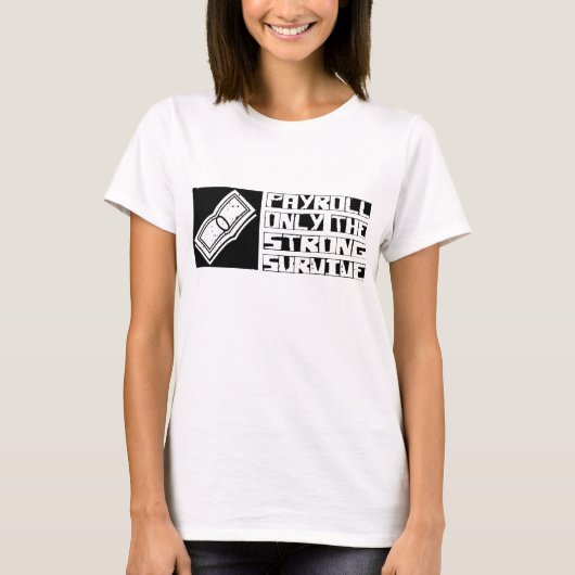 給与生き延び Tシャツ (正面)