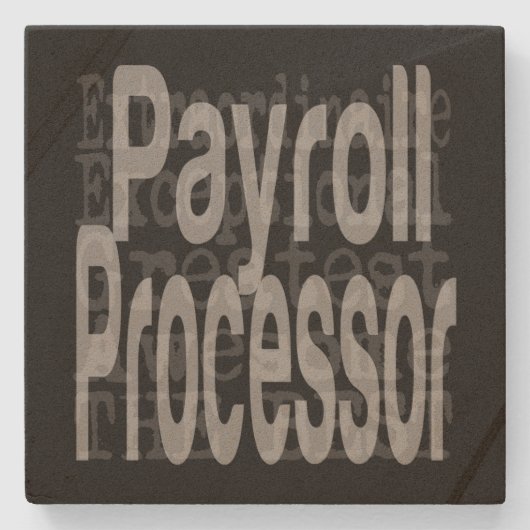 給与計算プロセッサの概要 ストーンコースター (正面)