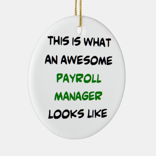 給与計算マネージャ素晴らし, セラミックオーナメント (右)