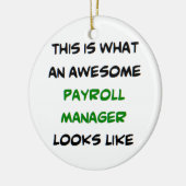 給与計算マネージャ素晴らし, セラミックオーナメント (左)