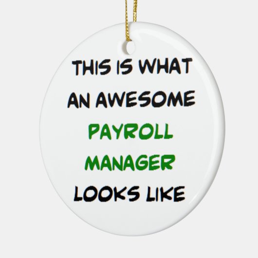 給与計算マネージャ素晴らし, セラミックオーナメント (左)