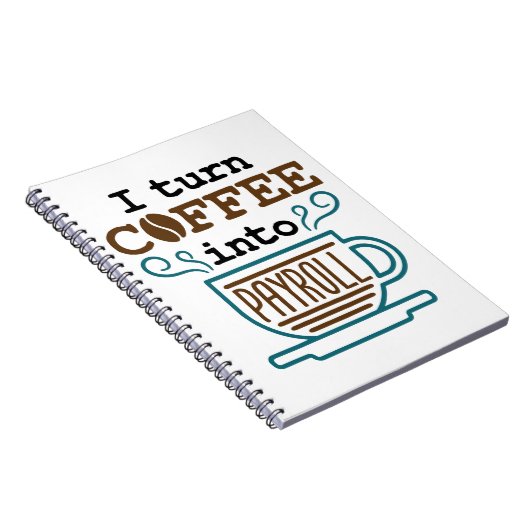 給与計算係Iがコーヒーを給与に変える ノートブック (右側)