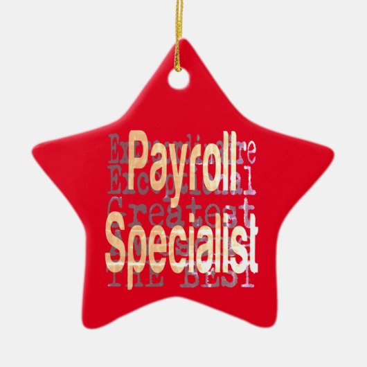 給与計算専門職並外れ セラミックオーナメント (正面)