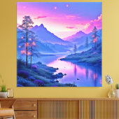 給仕トレイ キャンバスプリント (インサイチュ (リビング))