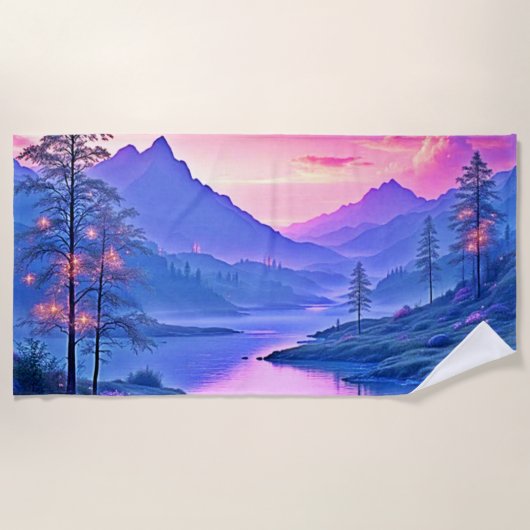 給仕トレイ ビーチタオル (正面)