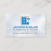 給排水衛生設備およびタイル表示サービス 名刺 (正面)