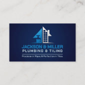 給排水衛生設備およびタイル表示サービス 名刺 (正面)