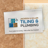 給排水衛生設備およびタイル表示サービス 名刺