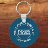 給排水衛生設備および暖房キーチェーン キーホルダー (正面)