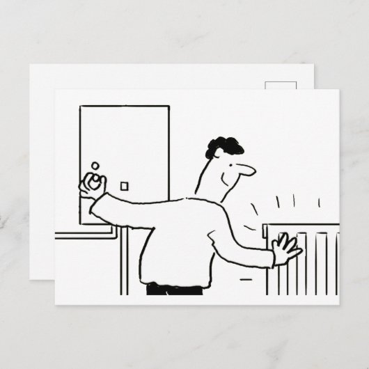 給排水衛生設備および暖房サービス ポストカード (正面/裏面)