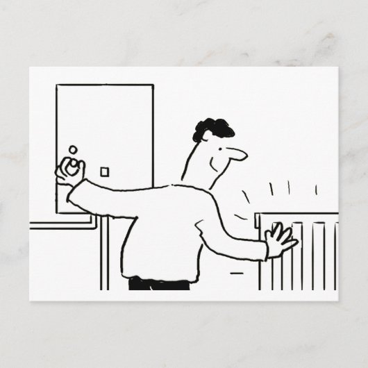 給排水衛生設備および暖房サービス ポストカード (正面)