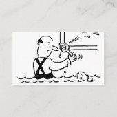 給排水衛生設備および暖房マンガの名刺 名刺 (裏面)