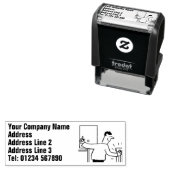 給排水衛生設備および暖房 セルフインキングスタンプ (インサイチュ)