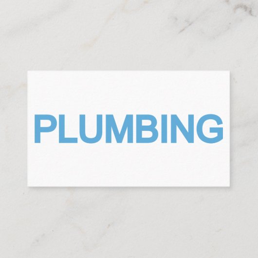 給排水衛生設備の修理とサービスの名刺 名刺 (裏面)