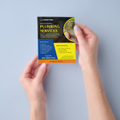 給排水衛生設備サービスカスタムの チラシ (手)
