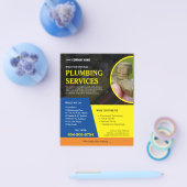 給排水衛生設備サービスカスタムの チラシ (シングル)