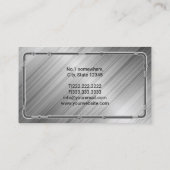 給排水衛生設備フェイク金属配管Pro修理サービス 名刺 (裏面)