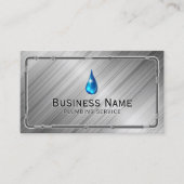 給排水衛生設備フェイク金属配管Pro修理サービス 名刺 (正面)