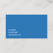 給排水衛生設備会社の名刺 名刺 (裏面)