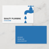 給排水衛生設備会社の名刺 名刺 (正面/裏面)