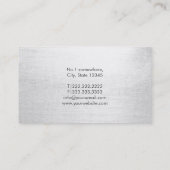 給排水衛生設備配管サービスのウォータードロップアイコンプロフェッショナル 名刺 (裏面)