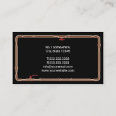 給排水衛生設備配管サービスプロフェッショナルパイプのフレーム修復 名刺 (裏面)