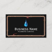 給排水衛生設備配管サービスプロフェッショナルパイプのフレーム修復 名刺 (正面)