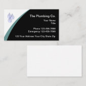 給排水衛生設備配管サービスモダンデザイン 名刺 (正面/裏面)