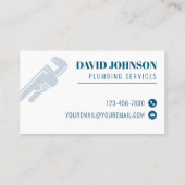 給排水衛生設備配管サービス名刺 名刺 (裏面)