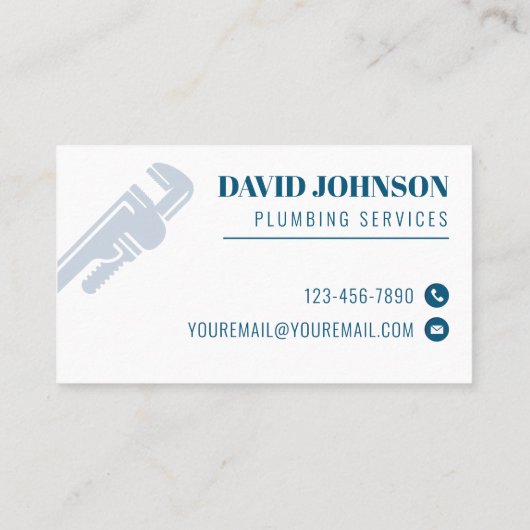 給排水衛生設備配管サービス名刺 名刺 (裏面)