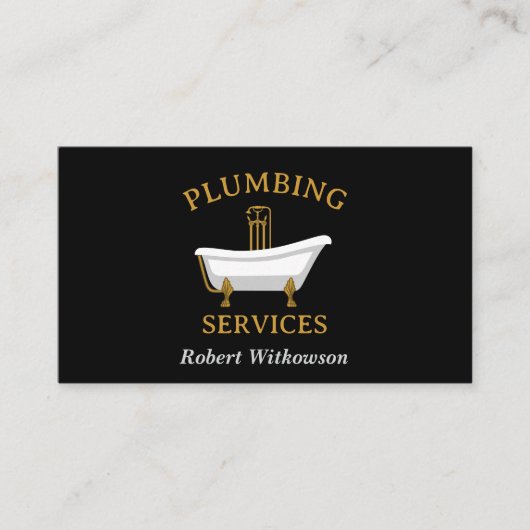 給排水衛生設備配管サービス衛生名刺 名刺 (正面)