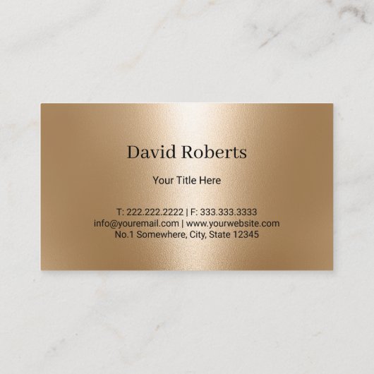 給排水衛生設備配管サービス金ゴールドウォータードロッププラマー 名刺 (裏面)