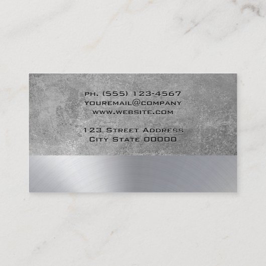 給排水衛生設備配管ツールおよびサービス 名刺 (裏面)