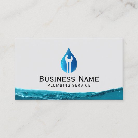 給排水衛生設備配管ツールウォータードロゴプロフェッショナル配管機 名刺 (正面)