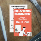 給排水衛生設備配管ボイラーおよび暖房技術者 名刺