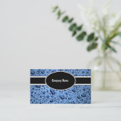 給排水衛生設備配管名刺の水テーマ 名刺 (スタンド正面)