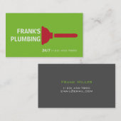 給排水衛生設備配管名刺 名刺 (正面/裏面)
