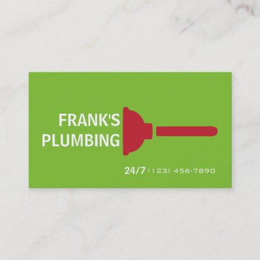 給排水衛生設備配管名刺 名刺 (正面)