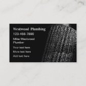 給排水設備シャワーテーマ  名刺 (正面)