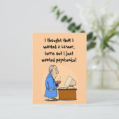 給料が欲しい! ポストカード (スタンド正面)