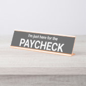 給料の名前のプレート デスクネームプレート (正面)