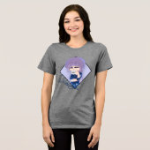 "給料安すぎ" マグカップを持ったシャツ トライブレンドＴシャツ (正面全面)