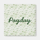 給料日 マグネット (正面)