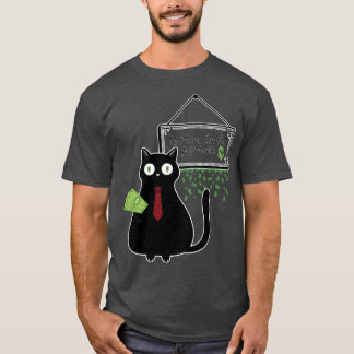 給料目当てだけ オフィス 猫 雑貨 おもしろ Tシャツ