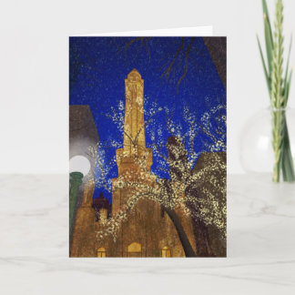 給水塔の冬夜 シーズンカード